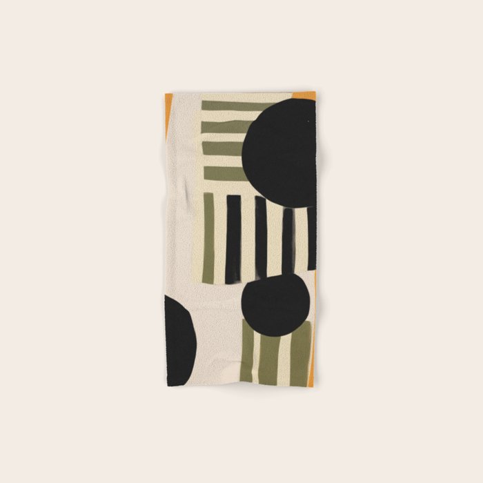 Stripes and Shapes I Bath Towel Gallery Image 1