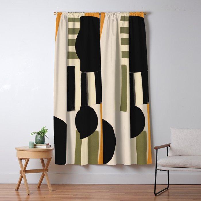 Stripes and Shapes I Window Curtain Gallery Image 5