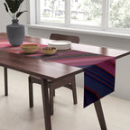 Plum Abstract Table Runner Gallery Image 2
