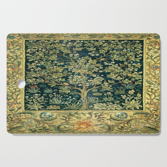 William Morris Tree Of Life Cutting Board Gallery Image 1