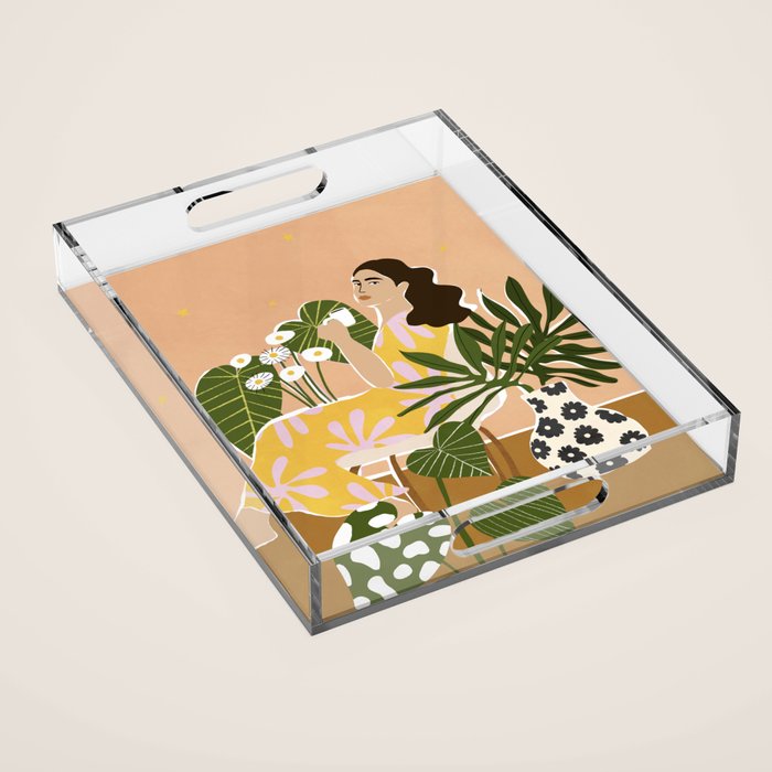 Time For Coffee Acrylic Tray Gallery Image 1