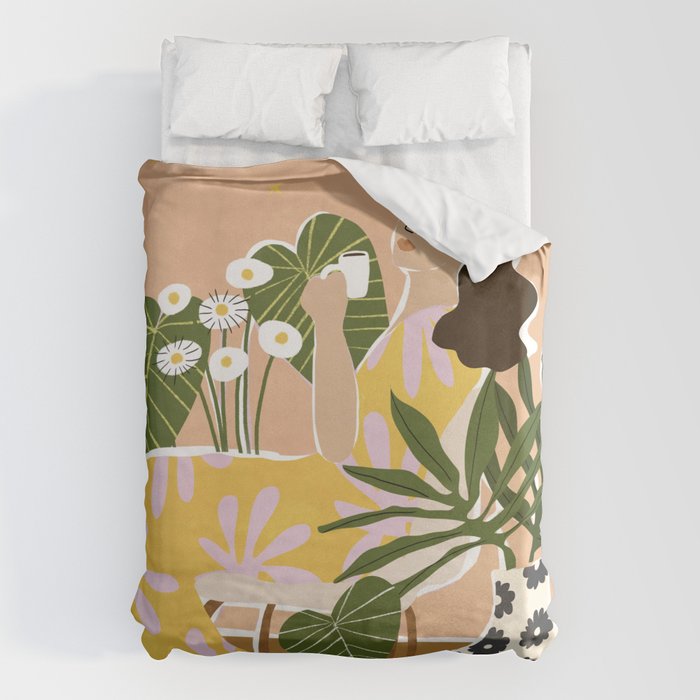 Time For Coffee Duvet Cover Gallery Image 1