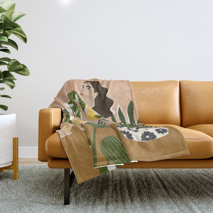 Time For Coffee Throw Blanket Gallery Image 1