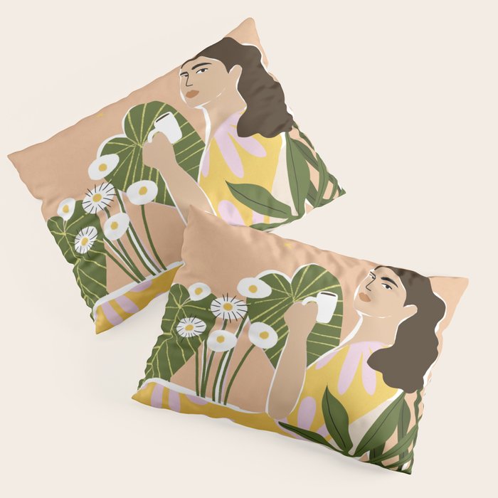 Time For Coffee Pillow Sham Gallery Image 1