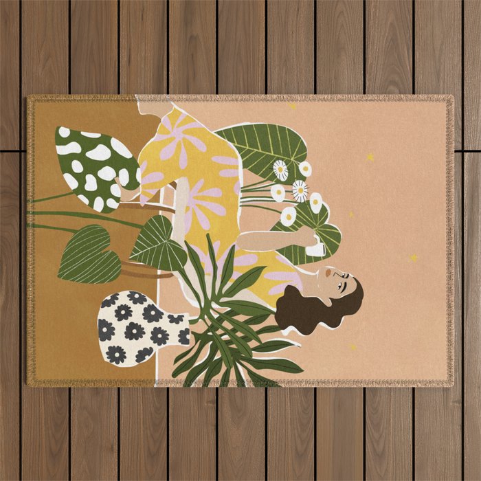 Time For Coffee Outdoor Rug Gallery Image 1