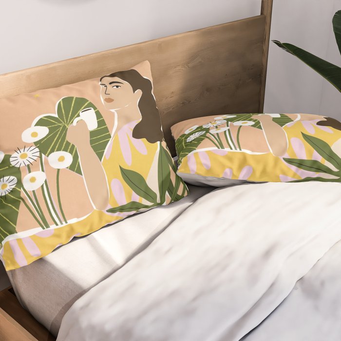 Time For Coffee Pillow Sham Gallery Image 2