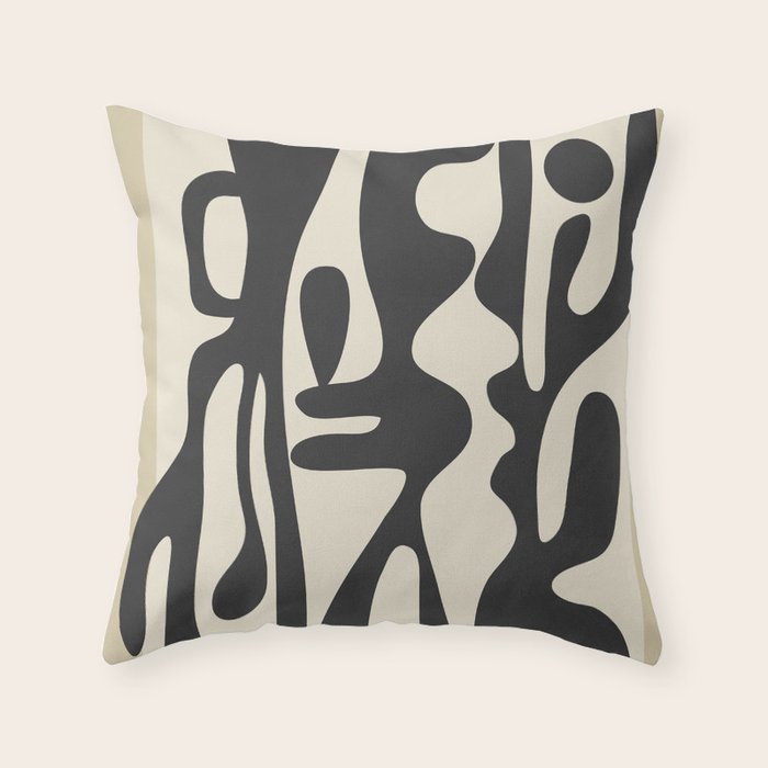 Shadowns in Motion 3 Throw Pillow Gallery Image 1