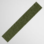 Lines II (Olive Green) Table Runner Gallery Image 3