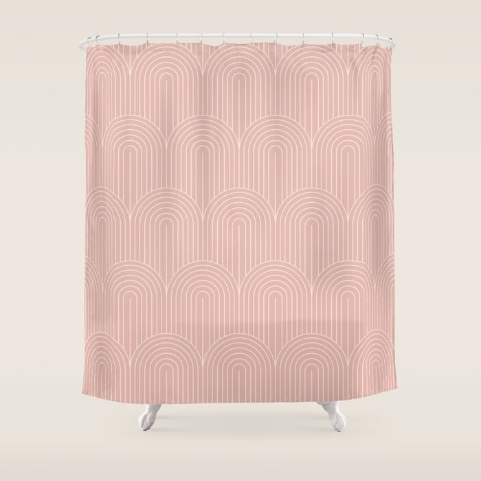 Art Deco Arch Pattern XXXVIII Shower Curtain Gallery Image 1