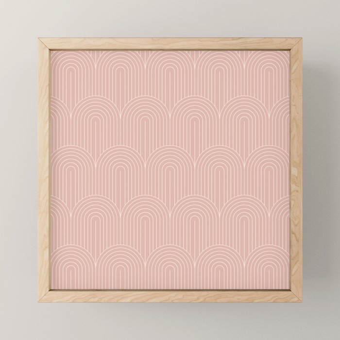 Art Deco Arch Pattern XXXVIII Mini Art Print Gallery Image 1