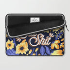 Eat Shit - Yellow & Slate Laptop Sleeve Gallery Image 2