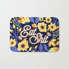Eat Shit - Yellow & Slate Bath Mat Gallery Image 1