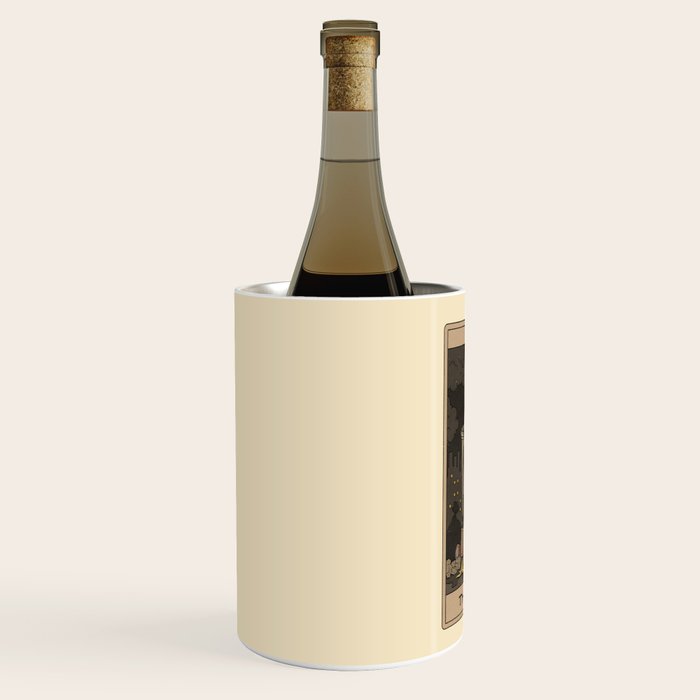 The Hermit - Raccoons Tarot Wine Chiller Gallery Image 2