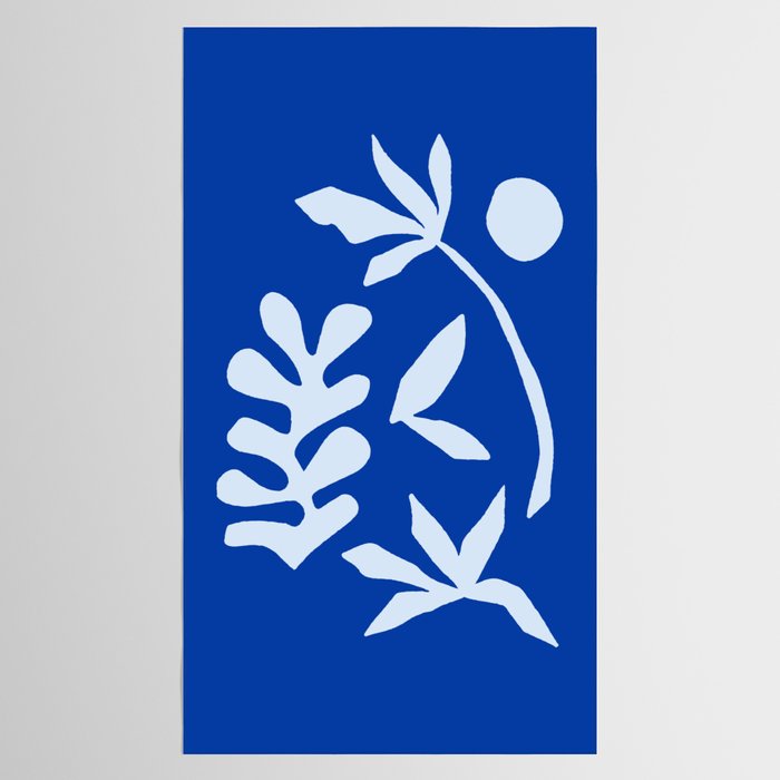 Chathams Blue Collage: Paper Cutouts Matisse Edition  Tablecloth Gallery Image 2