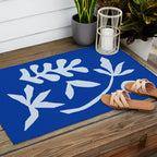 Chathams Blue Collage: Paper Cutouts Matisse Edition  Outdoor Rug Gallery Image 2