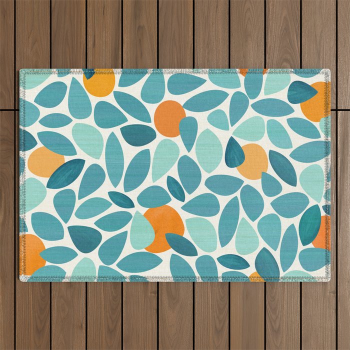 Tropical Mango Tree Outdoor Rug Gallery Image 1