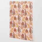Summer Cheetah Pattern I - Terracotta  Wallpaper Gallery Image 2