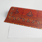 N194 - Red Berber Atlas Oriental Traditional Moroccan Style Wrapping Paper Gallery Image 2