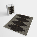Southwestern Minimalist Black & White Jigsaw Puzzle Gallery Image 2