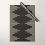 Southwestern Minimalist Black & White Wrapping Paper Gallery Image 1