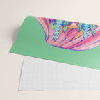 Lost in Nature Girl Portrait Wrapping Paper Gallery Image 2