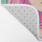Lost in Nature Girl Portrait Bath Mat Gallery Image 2