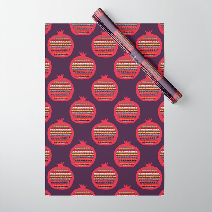 Pomegranate Wrapping Paper Gallery Image 1