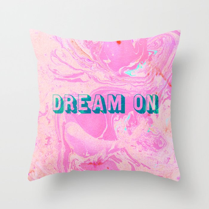 dream on Throw Pillow Gallery Image 1