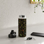 Vintage Mystic Night Beetle And Bugs Dance  Water Bottle Gallery Image 4