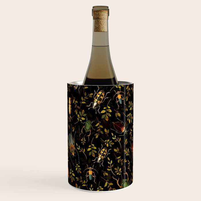 Vintage Mystic Night Beetle And Bugs Dance  Wine Chiller Gallery Image 2