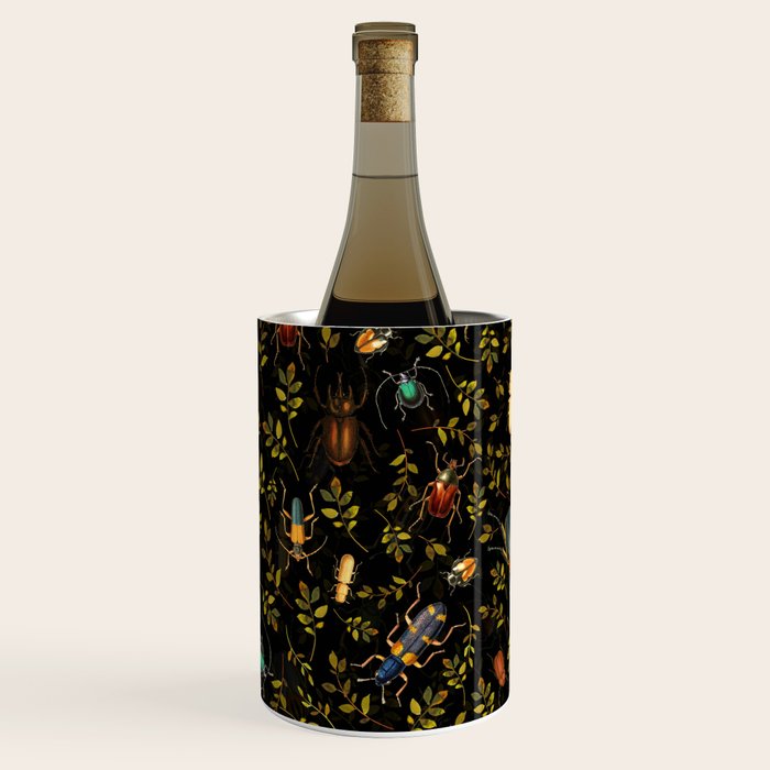 Vintage Mystic Night Beetle And Bugs Dance  Wine Chiller Gallery Image 3