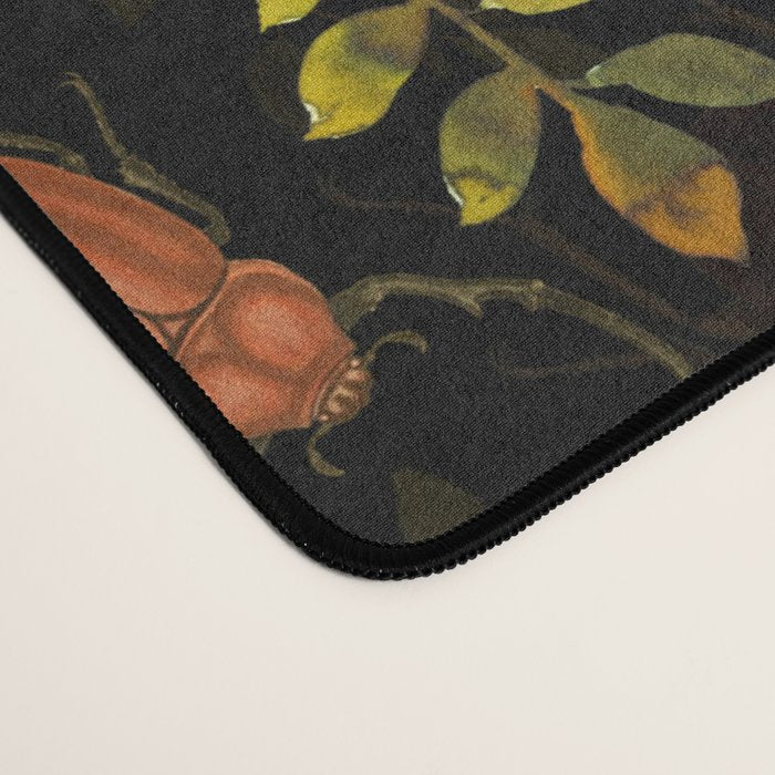 Vintage Mystic Night Beetle And Bugs Dance  Desk Mat Gallery Image 4