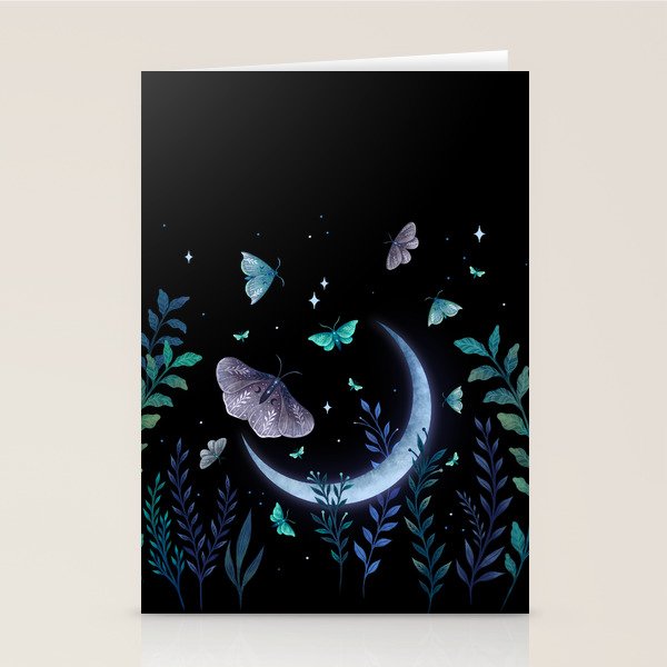 Moth Garden Stationery Card Gallery Image 2