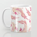 Mexican Axolotls Watercolor Coffee Mug Gallery Image 3