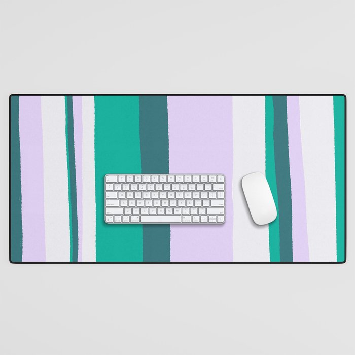 Hermosa, sunset stripes Desk Mat Gallery Image 1