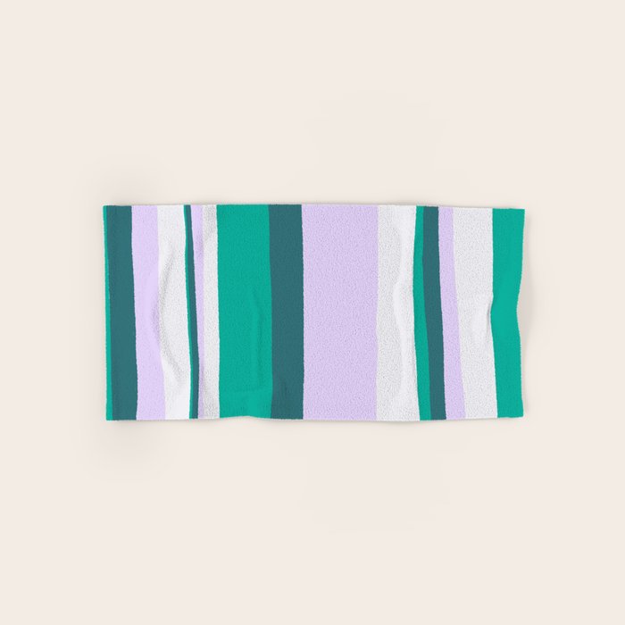 Hermosa, sunset stripes Bath Towel Gallery Image 1
