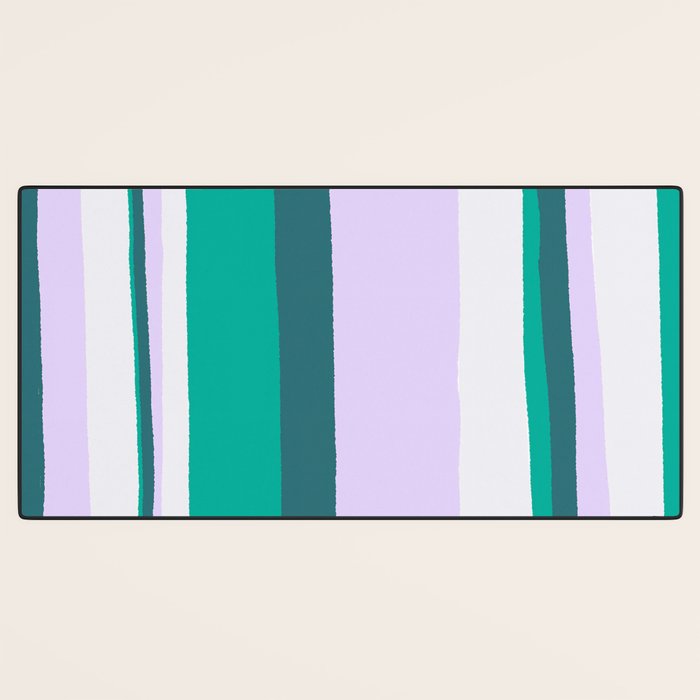 Hermosa, sunset stripes Desk Mat Gallery Image 3