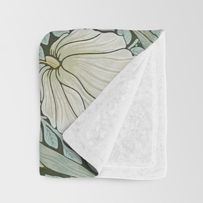 William Morris - Pimpernel Art Print, Vintage Museum Exhibition Art, Botanical Floral Pattern Throw Blanket Gallery Image 3