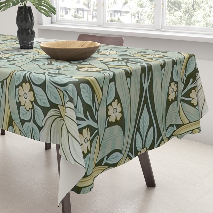 William Morris - Pimpernel Art Print, Vintage Museum Exhibition Art, Botanical Floral Pattern Tablecloth Gallery Image 3