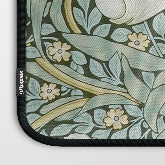 William Morris - Pimpernel Art Print, Vintage Museum Exhibition Art, Botanical Floral Pattern Laptop Sleeve Gallery Image 3