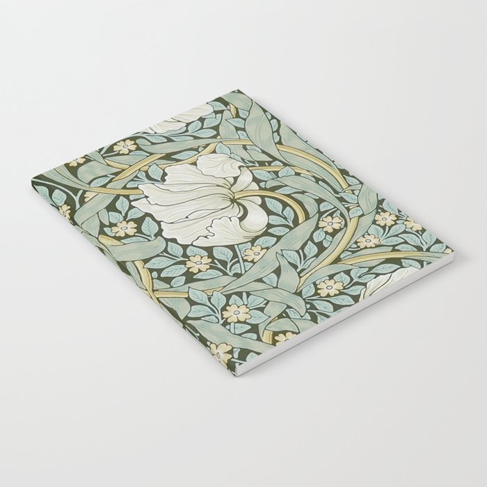 William Morris - Pimpernel Art Print, Vintage Museum Exhibition Art, Botanical Floral Pattern Notebook Gallery Image 1
