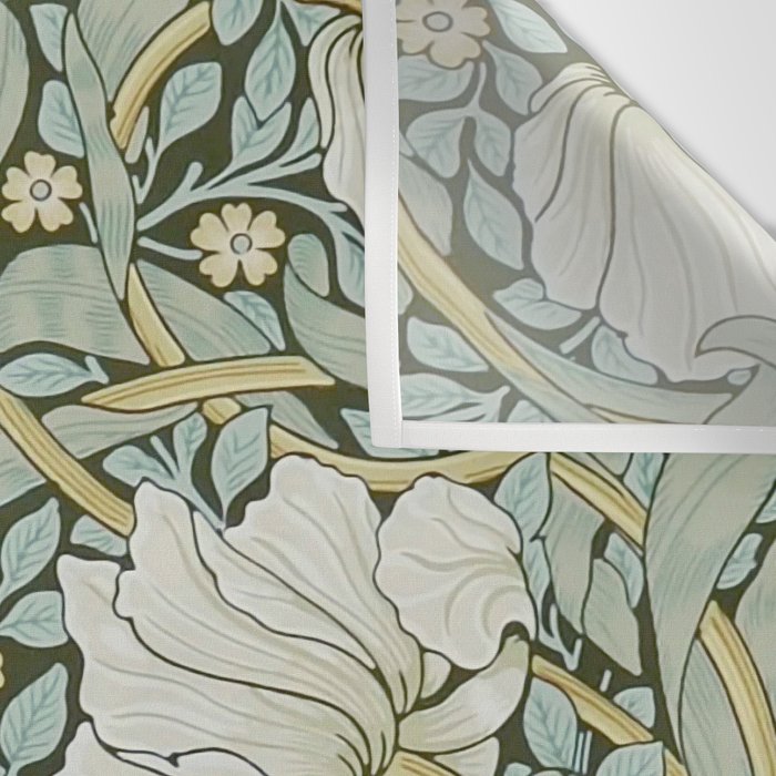 William Morris - Pimpernel Art Print, Vintage Museum Exhibition Art, Botanical Floral Pattern Wall Tapestry Gallery Image 3