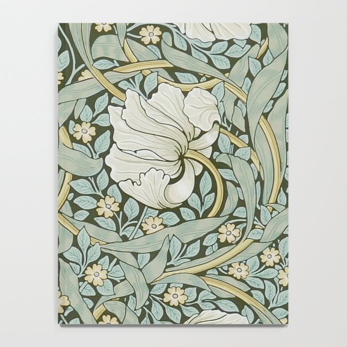 William Morris - Pimpernel Art Print, Vintage Museum Exhibition Art, Botanical Floral Pattern Notebook Gallery Image 4