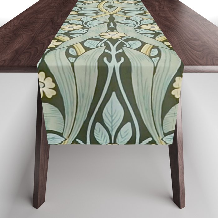 William Morris - Pimpernel Art Print, Vintage Museum Exhibition Art, Botanical Floral Pattern Table Runner Gallery Image 1