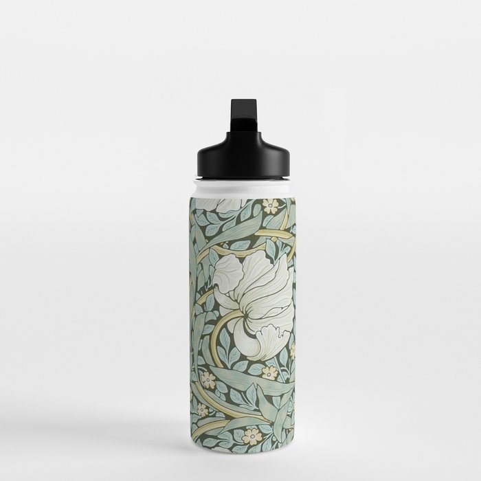 William Morris - Pimpernel Art Print, Vintage Museum Exhibition Art, Botanical Floral Pattern Water Bottle Gallery Image 3