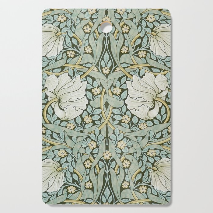 William Morris - Pimpernel Art Print, Vintage Museum Exhibition Art, Botanical Floral Pattern Cutting Board Gallery Image 1