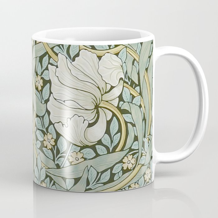William Morris - Pimpernel Art Print, Vintage Museum Exhibition Art, Botanical Floral Pattern Coffee Mug Gallery Image 1