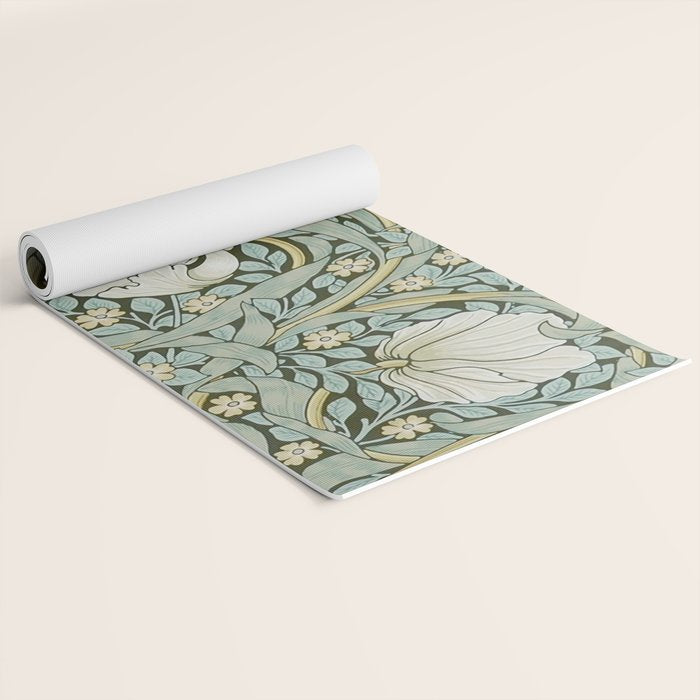 William Morris - Pimpernel Art Print, Vintage Museum Exhibition Art, Botanical Floral Pattern Yoga Mat Gallery Image 2