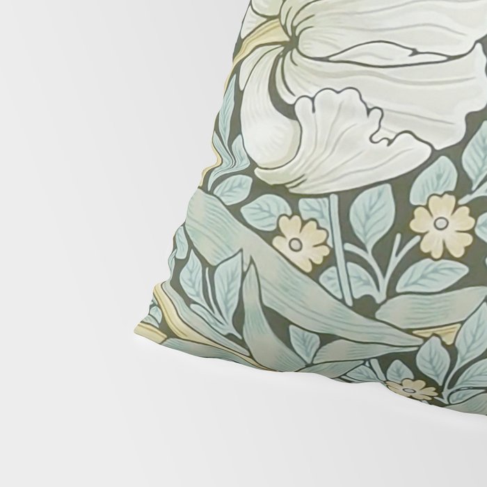 William Morris - Pimpernel Art Print, Vintage Museum Exhibition Art, Botanical Floral Pattern Pillow Sham Gallery Image 4