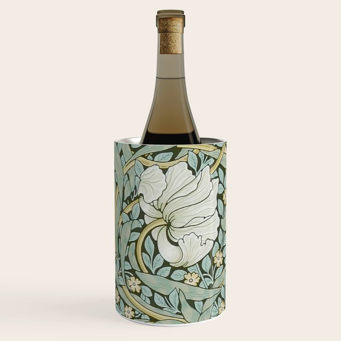 William Morris - Pimpernel Art Print, Vintage Museum Exhibition Art, Botanical Floral Pattern Wine Chiller Gallery Image 2
